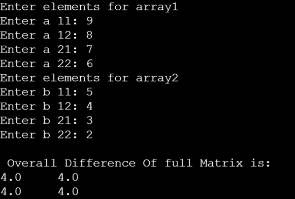 sum of two arrays 3