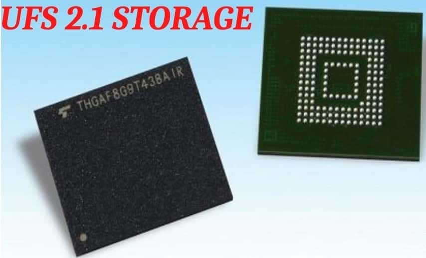 UFS 2.1 storage in G95